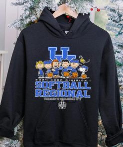 Peanuts characters 2024 NCAA division I softball regional Kentucky Wildcats logo hoodie, sweater, longsleeve, shirt v-neck, t-shirt