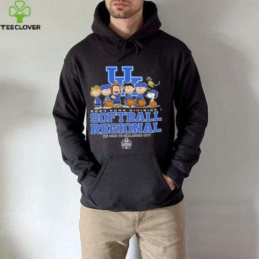 Peanuts characters 2024 NCAA division I softball regional Kentucky Wildcats logo hoodie, sweater, longsleeve, shirt v-neck, t-shirt