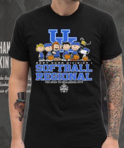 Peanuts characters 2024 NCAA division I softball regional Kentucky Wildcats logo hoodie, sweater, longsleeve, shirt v-neck, t-shirt