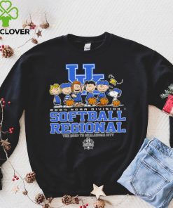 Peanuts characters 2024 NCAA division I softball regional Kentucky Wildcats logo hoodie, sweater, longsleeve, shirt v-neck, t-shirt