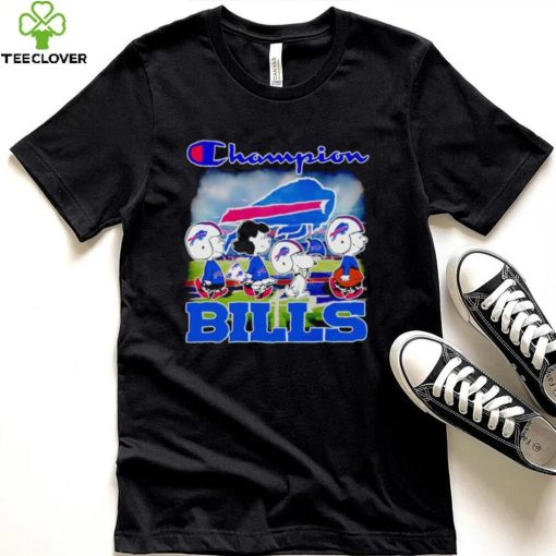 Peanuts characters Champion Buffalo Bills hoodie, sweater, longsleeve, shirt v-neck, t-shirt