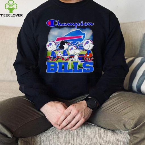 Peanuts characters Champion Buffalo Bills hoodie, sweater, longsleeve, shirt v-neck, t-shirt