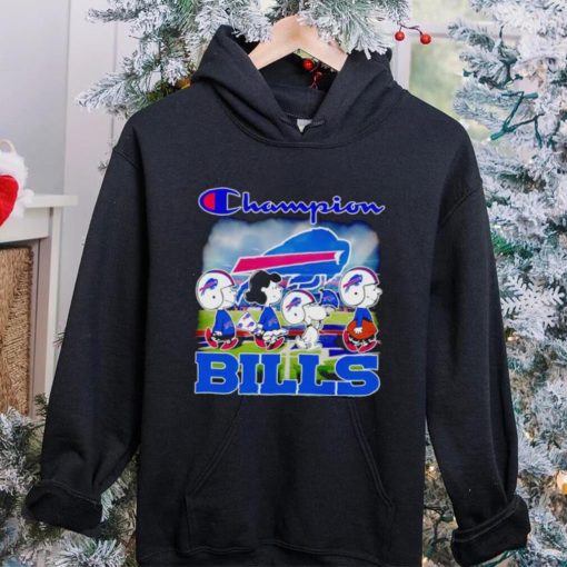 Peanuts characters Champion Buffalo Bills hoodie, sweater, longsleeve, shirt v-neck, t-shirt