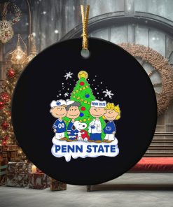 Peanuts characters Penn State Christmas tree ornament