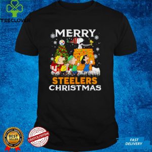 Peanuts characters Steelers merry Christmas hoodie, sweater, longsleeve, shirt v-neck, t-shirt