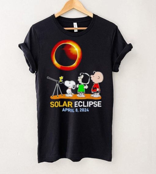 Peanuts characters watching Solar Eclipse April 8 2024 shirt