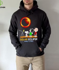 Peanuts characters watching Solar Eclipse April 8 2024 shirt