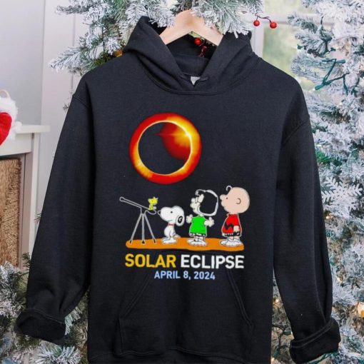 Peanuts characters watching Solar Eclipse April 8 2024 shirt
