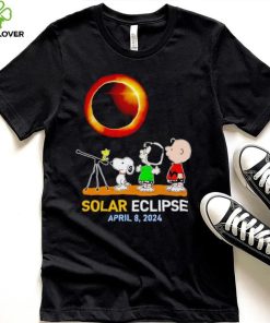 Peanuts characters watching Solar Eclipse April 8 2024 shirt