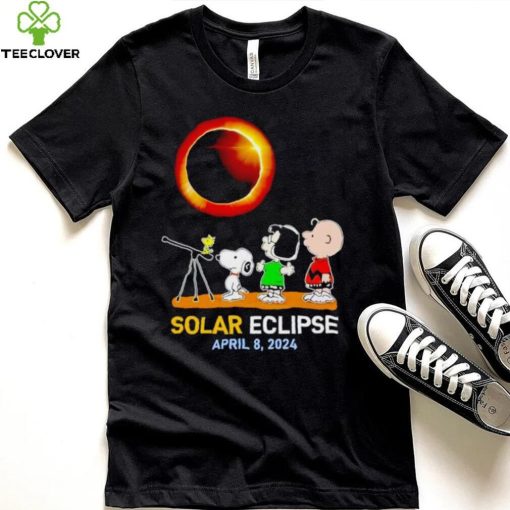 Peanuts characters watching Solar Eclipse April 8 2024 shirt