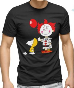 Peanuts charlie brown pennywise and snoopy it movie costume halloween shirt