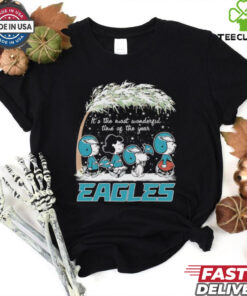 Peanuts it’s the most wonderful time of the year Philadelphia Eagles shirt for Fan