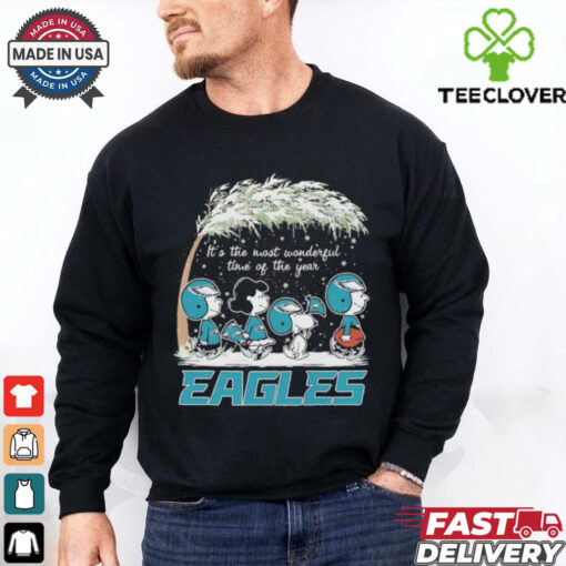 Peanuts it’s the most wonderful time of the year Philadelphia Eagles shirt for Fan