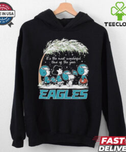 Peanuts it’s the most wonderful time of the year Philadelphia Eagles shirt for Fan