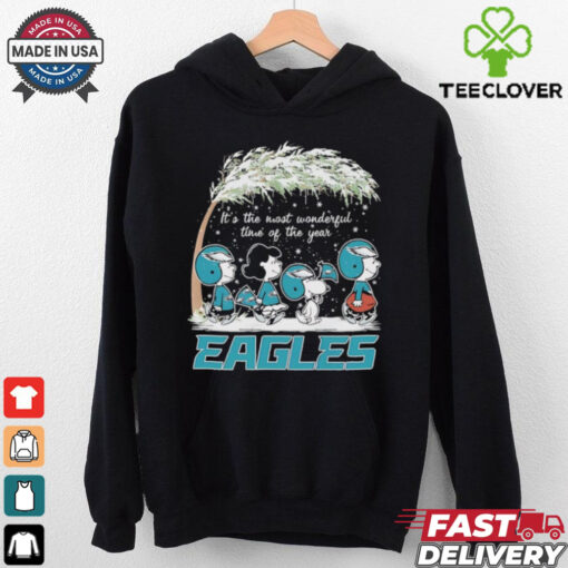 Peanuts it’s the most wonderful time of the year Philadelphia Eagles shirt for Fan