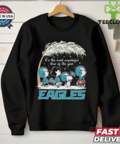 Peanuts it’s the most wonderful time of the year Philadelphia Eagles shirt for Fan