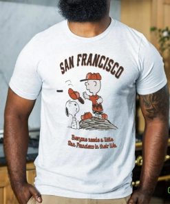 Peanuts ripple junction san francisco baseball ringer 2024 shirt