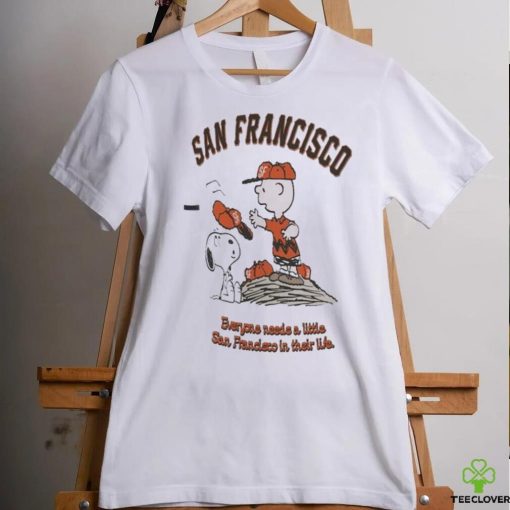 Peanuts ripple junction san francisco baseball ringer 2024 shirt