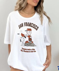 Peanuts ripple junction san francisco baseball ringer 2024 shirt