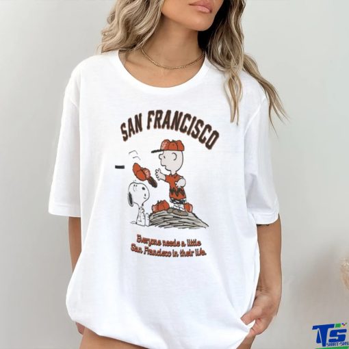 Peanuts ripple junction san francisco baseball ringer 2024 shirt