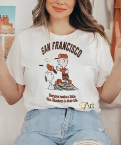 Peanuts ripple junction san francisco baseball ringer 2024 shirt