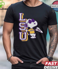 Peanuts x LSU Tigers Joe Cool t shirt