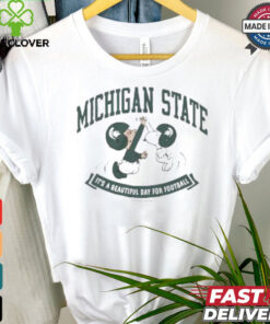 Peanuts x Michigan State It’s A Beautiful Day For Football Shirt