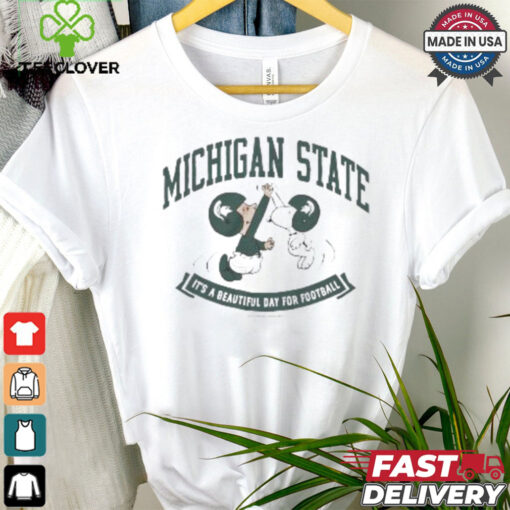 Peanuts x Michigan State It’s A Beautiful Day For Football Shirt