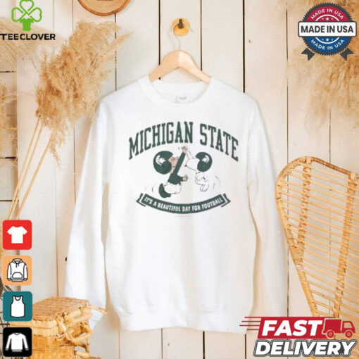 Peanuts x Michigan State It’s A Beautiful Day For Football Shirt