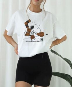 Peanuts x Michigan State Snoopy Goalie Shirt