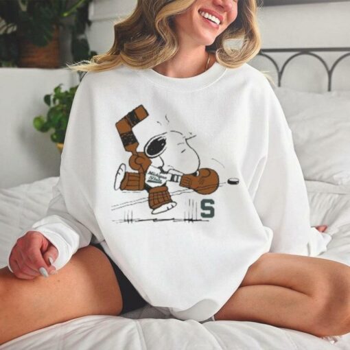 Peanuts x Michigan State Snoopy Goalie Shirt