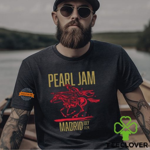 Pearl Jam 2024 Tour In Marrid Spain Unisex T Shirt