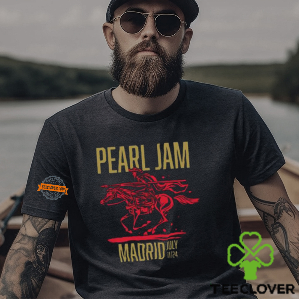 Pearl Jam 2024 Tour In Marrid Spain Unisex T Shirt Pearl Jam 2024 Tour In Marrid Spain Unisex T Shirt