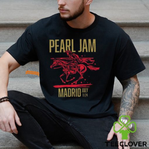 Pearl Jam 2024 Tour In Marrid Spain Unisex T Shirt