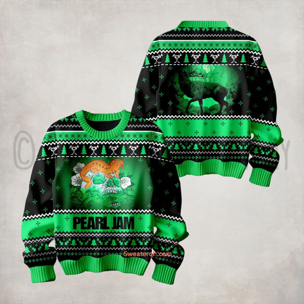 Pearl Jam Band Christmas Ugly Sweater hoodie sweater long sleeve and tank top