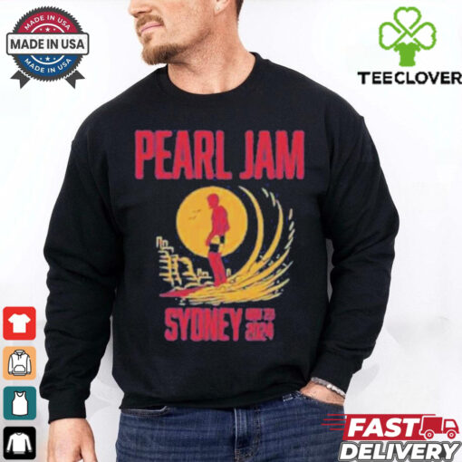 Pearl Jam Dark Matter World Engie Stadium Sydney Australia On November 23 2024 shirt