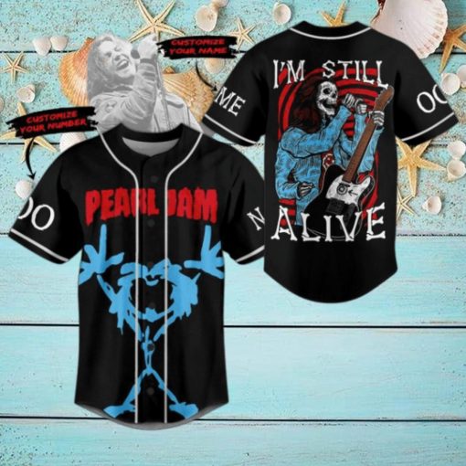 Pearl Jam I’m Still Alive Custom Baseball Jersey