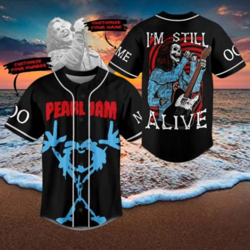 Pearl Jam I’m Still Alive Custom Baseball Jersey