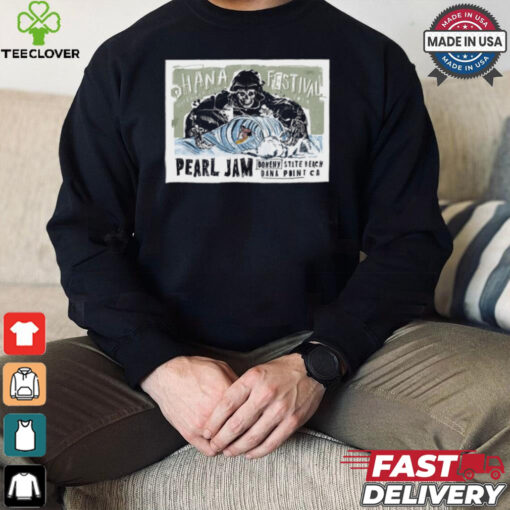 Pearl Jam Ohana Festival Sept 27th 2024 Doheny State Beach Dana Point Ca shirt