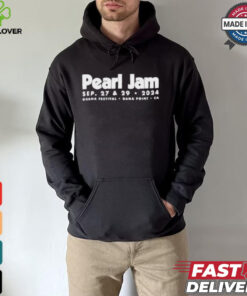 Pearl Jam Sep 27 and 29 2024 Ohana Festival Dana Point, CA Tour shirt