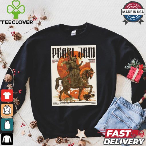 Pearl Jam Sept 15 & 17 2024 With Glen Hansard Boston Massachusetts Fenway Shirt