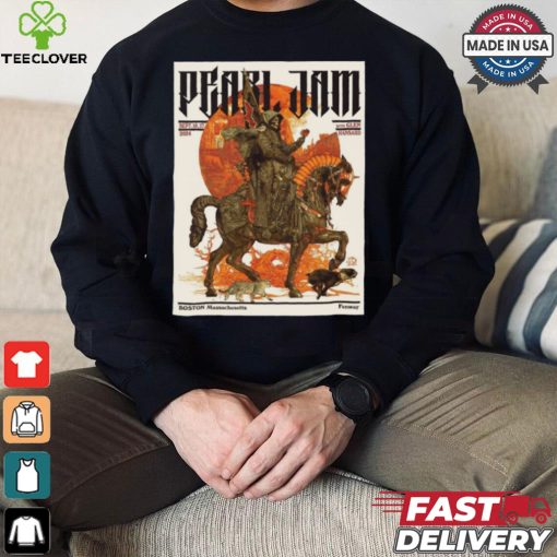 Pearl Jam Sept 15 & 17 2024 With Glen Hansard Boston Massachusetts Fenway Shirt