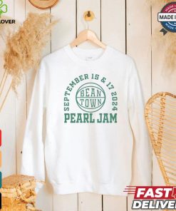 Pearl Jam September 15 & 17 2024 Bean Town T Shirt