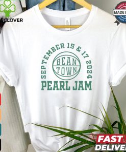 Pearl Jam September 15 & 17 2024 Bean Town T Shirt