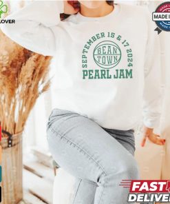 Pearl Jam September 15 & 17 2024 Bean Town T Shirt