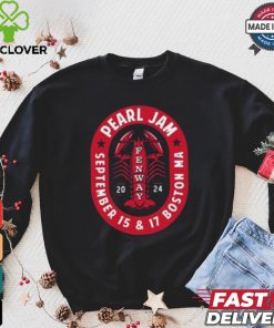 Pearl Jam September 15 & 17 2024 Fenway Boston Ma Shirt