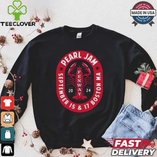 Pearl Jam September 15 & 17 2024 Fenway Boston Ma Shirt