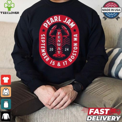 Pearl Jam September 15 & 17 2024 Fenway Boston Ma Shirt