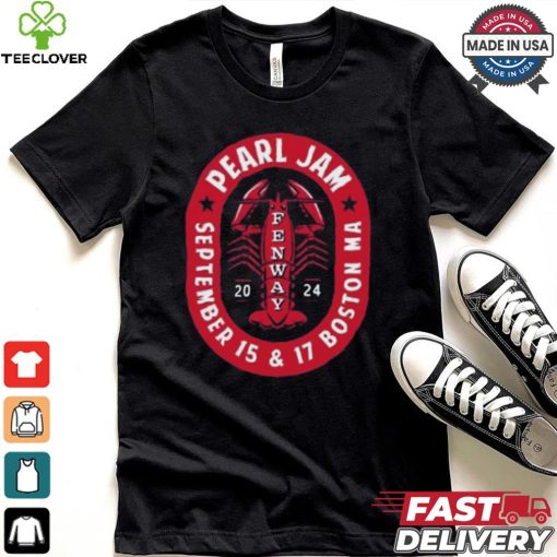 Pearl Jam September 15 & 17 2024 Fenway Boston Ma Shirt