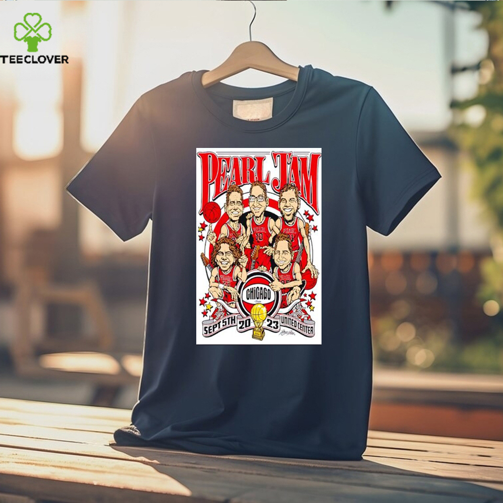 Pearl Jam September 5th Chicago Event poster shirt Pearl Jam September 5th Chicago Event poster shirt
